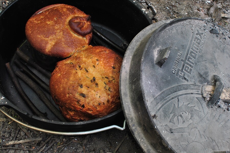 Bread baked in Petromax Dutch oven
